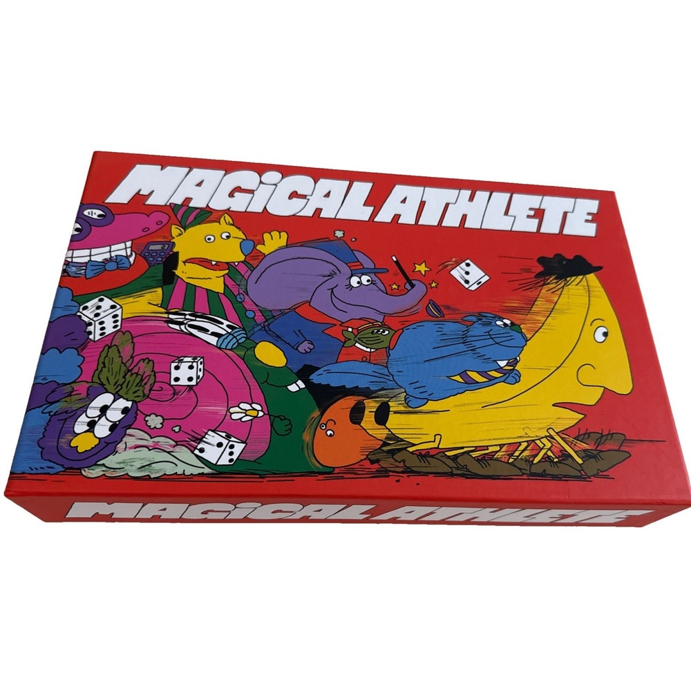 Magical Athlete Board Game - Race a Baby Against a Banana EUC Complete